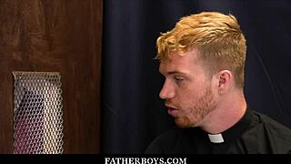 twink catholic boy ryland kingsley fucked by redhead priest dacotah red during confession