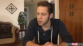 teaching a tranny prostitute to suck monster cock