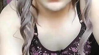 big ass white boy dances sexy in gay crossdresser style