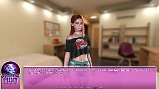 Petite Redhead Teen Eats Ramen In Sexy Summer City Scene