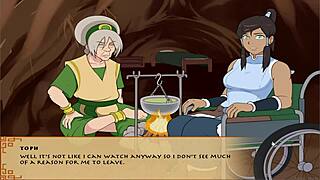 Hot damn! Pussy licking action in Four Elements Trainer Book 4!