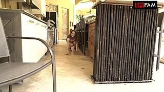 Horny Stepsister Begs For Stepbro's Monster Cock After Getting Caught Masturbating