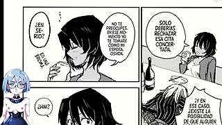 Midnight visitor in hentai anime game