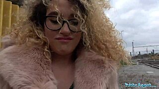 public agent nails spanish shaved pussy outdoors in wild european pickup