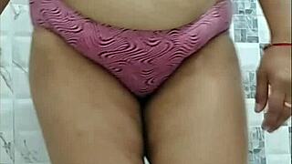 Sonam performs a striptease and exposes her large breasts to a sex hungry man