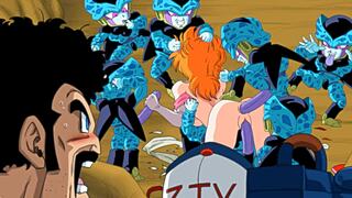 bulma adventure 4 - mr satan watchin miss piiza gangbanged oops