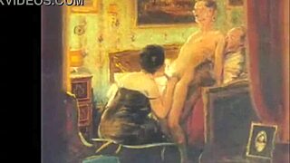 vintage erotic art with sensual retro vibes