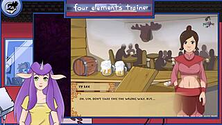 yo, mixing drinks gets wild in avatar airbender hentai part 19