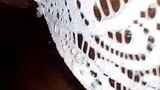 Curvy brunette's big ass caught my eye for wild banging