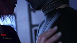 Big Ass Redhead Feels Intense Pleasure Standing