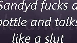 Bottle Fucks Cunt and Pussy with Dildo