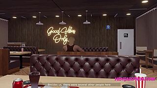 Lara's public adventure with a big cock lover