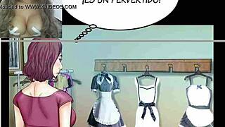 My tia seduces me in this erotic hentai chapter twenty-two!