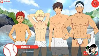 ichiru takes me in the forest and hot springs for gay sex.