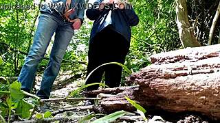 Sexy Fat Stranger Helps Me Cum Outdoors