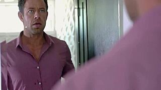 Milf Amber Chase sneaks quick bang with hot stud