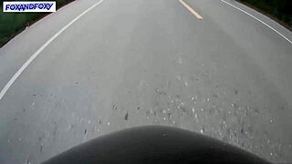 Risky quick blowjob happens in a public road toilet without hesitation.