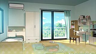 Summer clover catches boss masturbating to giant cock