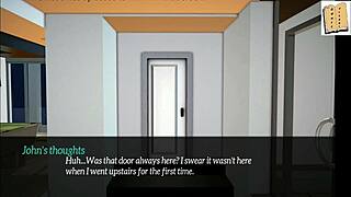 my new family episode 32 with small tits milf and teen redhead in erotic cartoon game