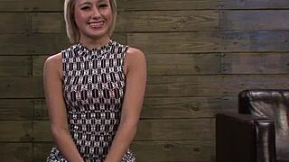 Sub Strapon Fucked by Lezdom After Cage in Wild Threesome