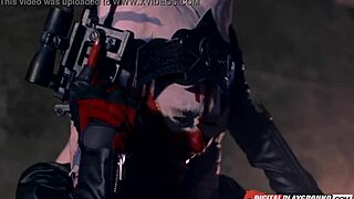 Star wars parody features hardcore sex with big tits.