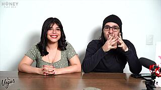 Hayden from Honey Play Box gives crazy ball licking close up naked