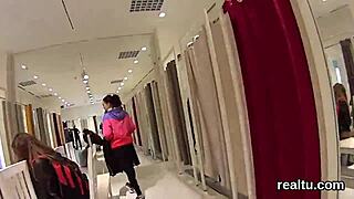 the attractive czech teen was seduced and fucked in the shop