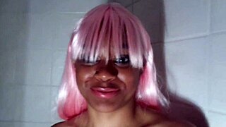 Racial discussion race play and black female new video first timer in her first video