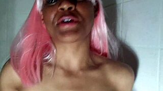 Racial discussion race play and black female new video first timer in her first video