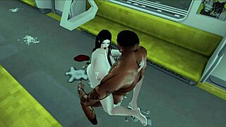 i love how that busty slut gets surprised by big cock on train