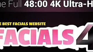 Kelsey Kane takes two big cocks for double team cum drenching