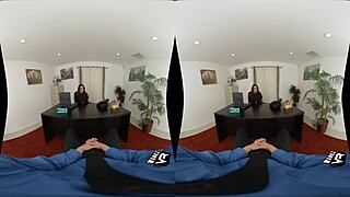 Brunette Pornstar in Office POV Blowjob and Sex. Is This the Big Meeting You've Been Waiting For?