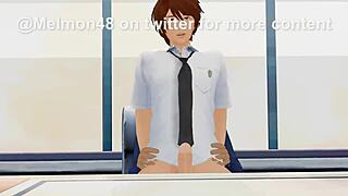 Dean's Pet Femboy Gets Fucked By School Dean In This Wild Scene