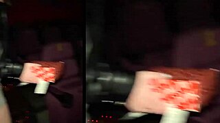 Thrilling cinema quickie with risky public sex!