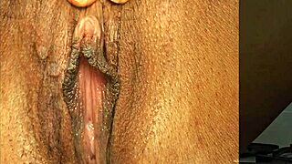 女性纹理 - 布朗尼 - 黑人埃博尼高清阴道特写性爱