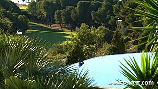 anal loving babe alexa flexy takes two big cocks bent over outdoors