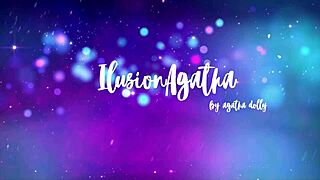 Petite Agatha Dolly Reacts to Fans' Videos with Masturbation and Squirting