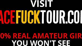 My lovely babe lets me fuck her throat hard for valentines day i cum deep inside her