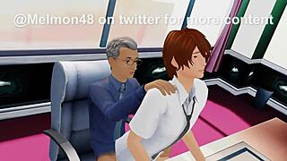 Dean's Pet Femboy Gets Fucked By School Dean In This Wild Scene