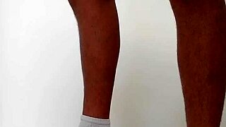 Solo boy strokes his cock in masturbation session 47. 😏