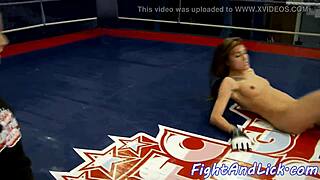 muscular dyke gets pussy licked after wrestling fight, she said.