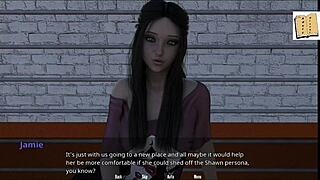 feeling excited playing basketball with shauna in the game