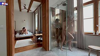 She Joined The Amateur Group Fuck In The Shower