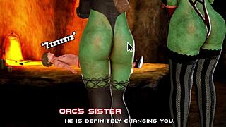 A mistress orc appears in breeding island episode 23