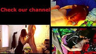 young latin couple making love top view