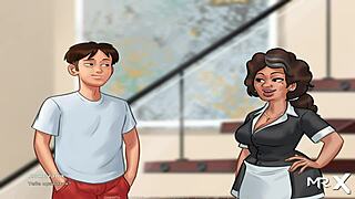 I-I can't believe the sex in Summertime Saga episode 4-72 with that big ass anime hentai