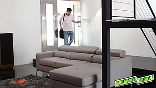 Horny teen 18+s suck dads dicks and get pussies fucked