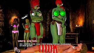 A mistress orc appears in breeding island episode 23