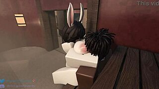 The bunny girl rides roughly in the anime game.