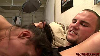 Deep Anal Digging in Red Outfit